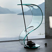 Cobra 玻璃雨伞架 意大利进口正版 Fiam