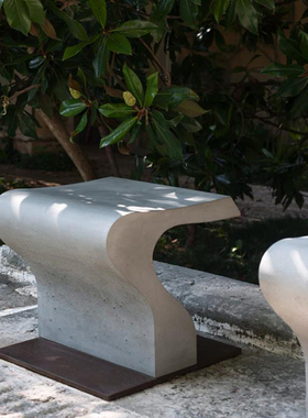 意大利进口正版 Agapecasa 大理石凳子 Clizia 边几户外家具