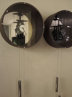 意大利进口 Gallotti&Radice 机械挂钟 Tic Tac 14手动上弦钟装饰