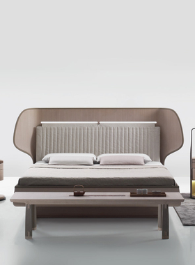 意大利进口正版 卢志荣 Rima 双人床 Dimensione Chi Wing Lo