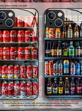 夏日汽水适用oppofindx8pro手机壳reno14情侣13啤酒12可乐11蓝色x7ultra超好看x6立体x5男生10+玻璃9/8/7/6/5