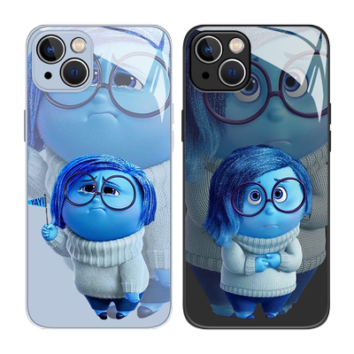 适用忧忧手机壳苹果玻璃