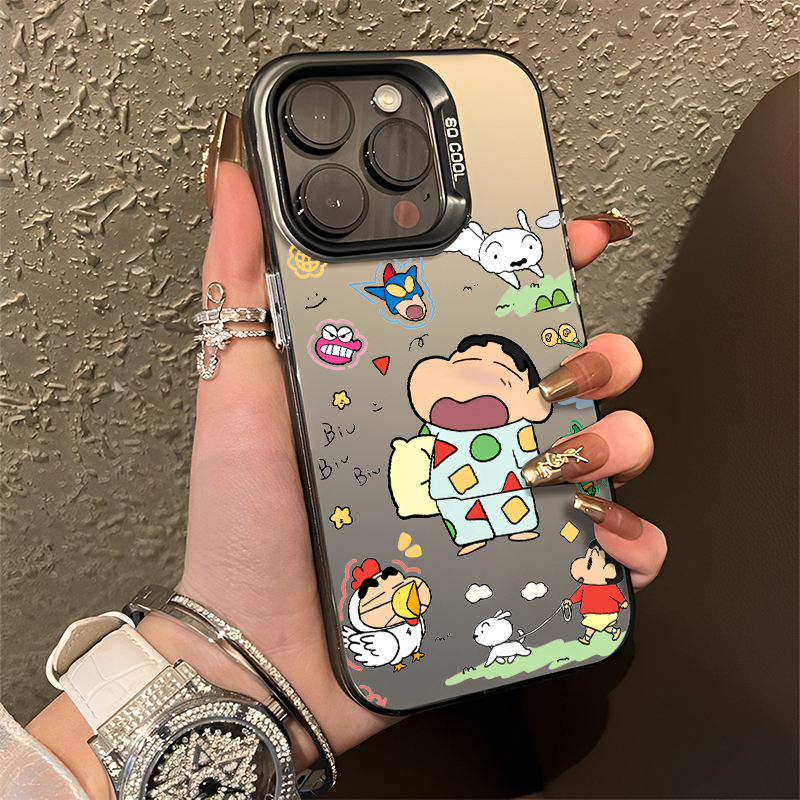 适用苹果手机壳睡衣蜡笔小新