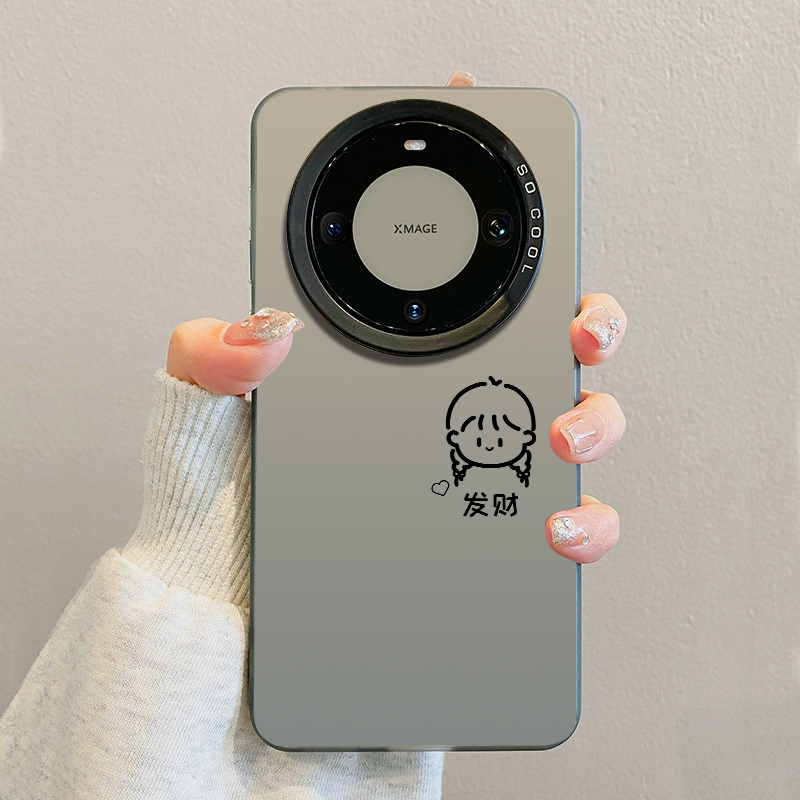适用opopfindx手机壳想发财情侣
