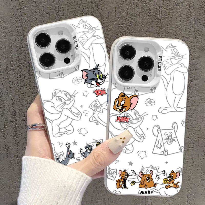 适用小米红米系列手机壳猫和老鼠