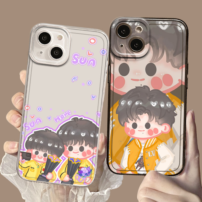 适用苹果系列手机壳莎头情侣
