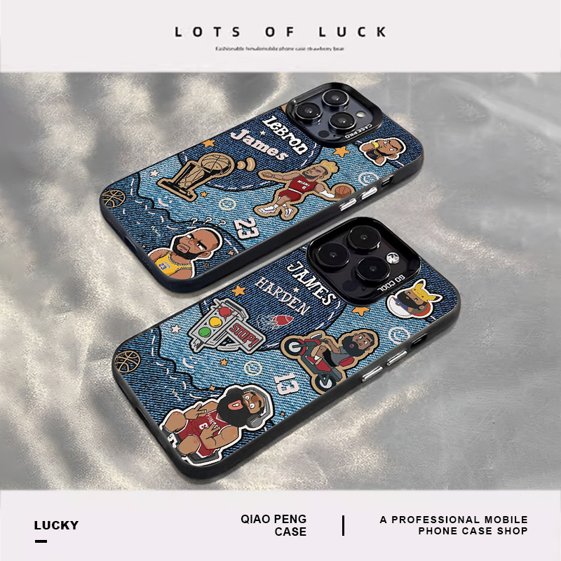 适用小米红米手机壳牛仔詹姆斯