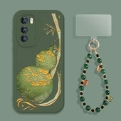 300新款 100小羊皮power挂绳90gt 200绿色magic7pro 国风葫芦适用荣耀400手机壳500 6新款