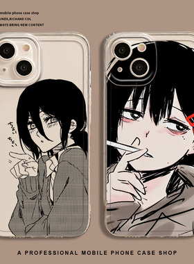 电锯人适用一加12手机壳3v蕾塞ace2pro魅族21note东山小红11玛奇玛10动漫20classic三鹰朝9r男8保护套oneplus