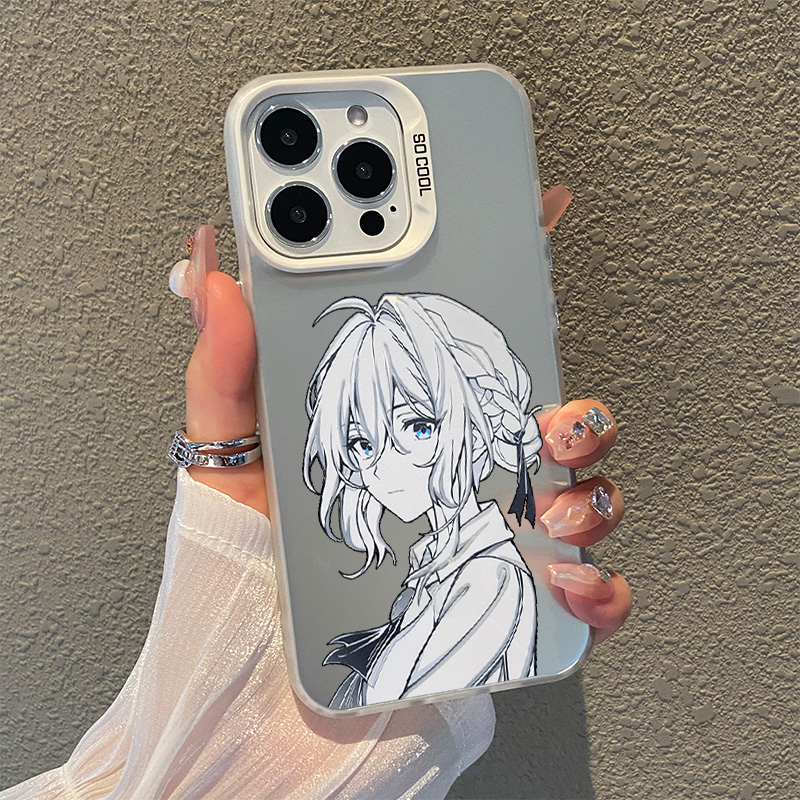 适用漫画薇尔莉特手机壳iqoo