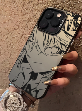 适用iqoo13手机壳12新款neo10pro一加ace5线条灰原哀3v动漫1+11柯南2/15/z9turbo+男8/7se/6魅族21/oppo/vivo