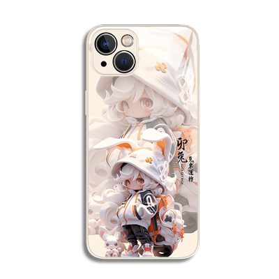 适用潮牌十二生肖手机壳oppo玻璃