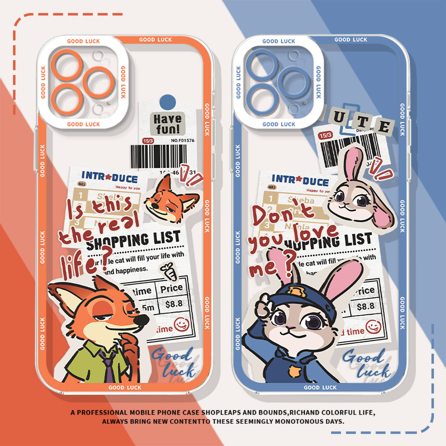 适用苹果手机壳报纸尼克朱迪