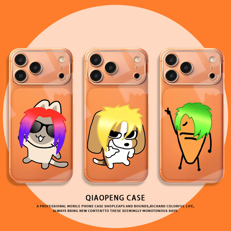 适用苹果系列手机壳非主流比格