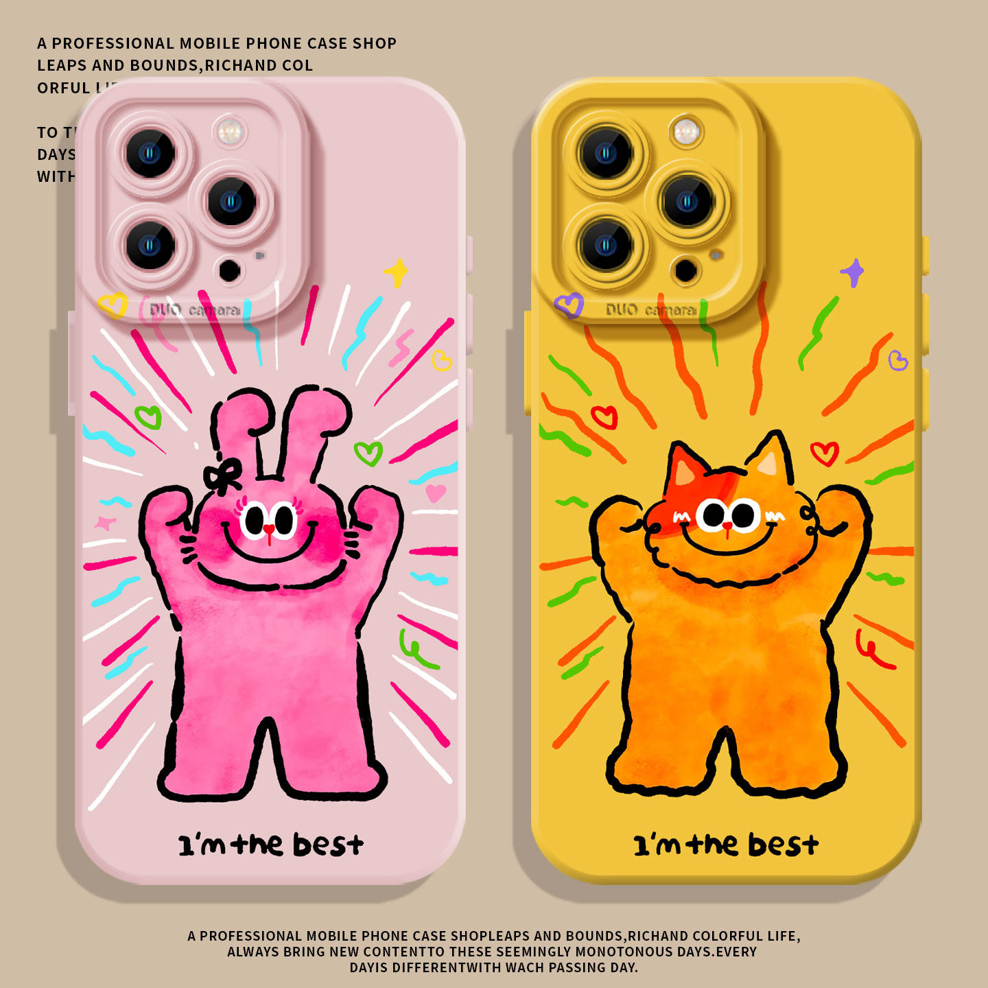 高能量猫咪兔子适用iPhone17手机壳情侣苹果13promax高级感16小众14新款15卡通plus可爱12mini硅胶11/x/xr/xs