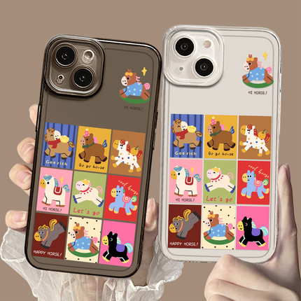 童趣小马适用小米15手机壳14新年17promax马年12本命年note13透明11红米k90k80k60k70k50k40新款turbo4/3限定
