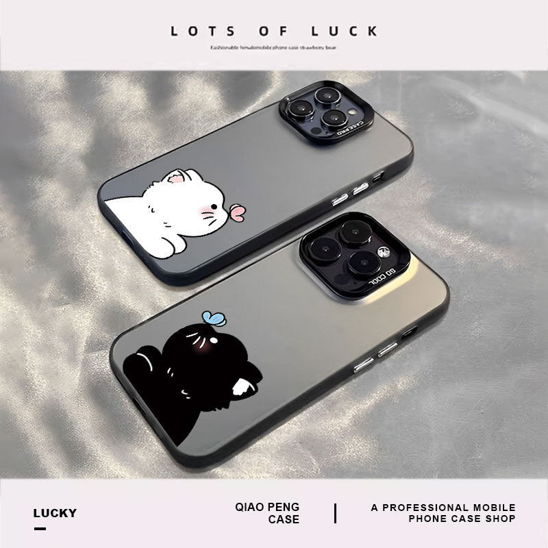 适用小米红米系列手机壳蝴蝶小猫