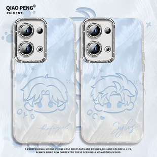 大头恋与深空适用oppoReno14手机壳findx7pro秦彻x8沈星回13黎深12祁煜11女生ultra挂绳s