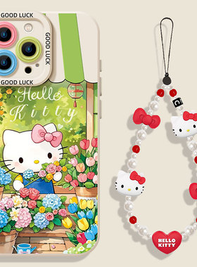 春天凯蒂猫适用荣耀500手机壳可爱400绿色300带挂绳200新款100超火win女magic8/7/6/5/90/80/70/60/40/30/x50