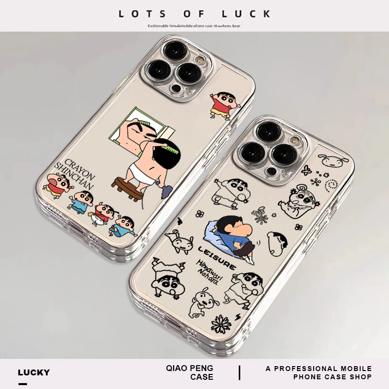 适用iqoo一加手机壳慵懒蜡笔小新