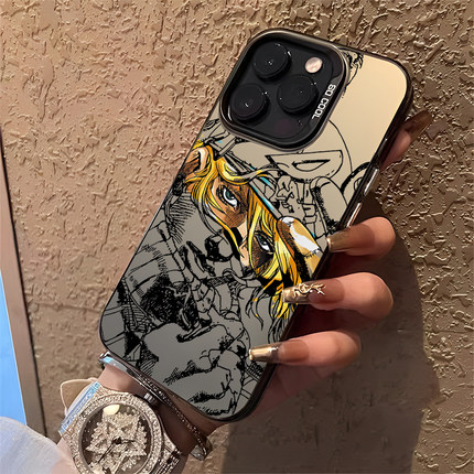 线稿jojo的奇妙冒险适用小米13pro手机壳12动漫15/17红米k80k70k60k50k40k90新款note14漫画turbo/11ultra/10