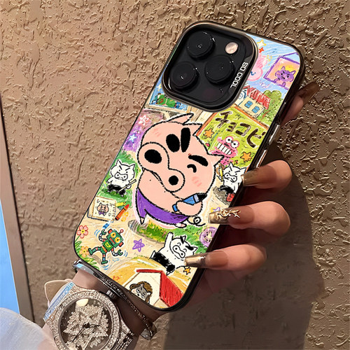 适用iqoo手机壳肥嘟嘟左卫门