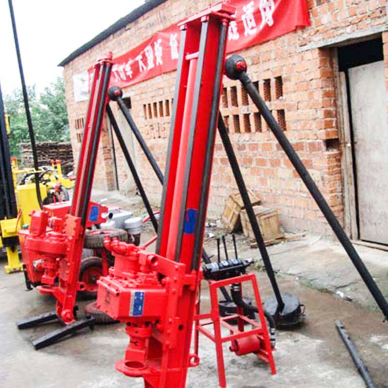 全新款石油物探打孔钻机yq潜孔钻机方便运输的山地钻机爆破钻孔机