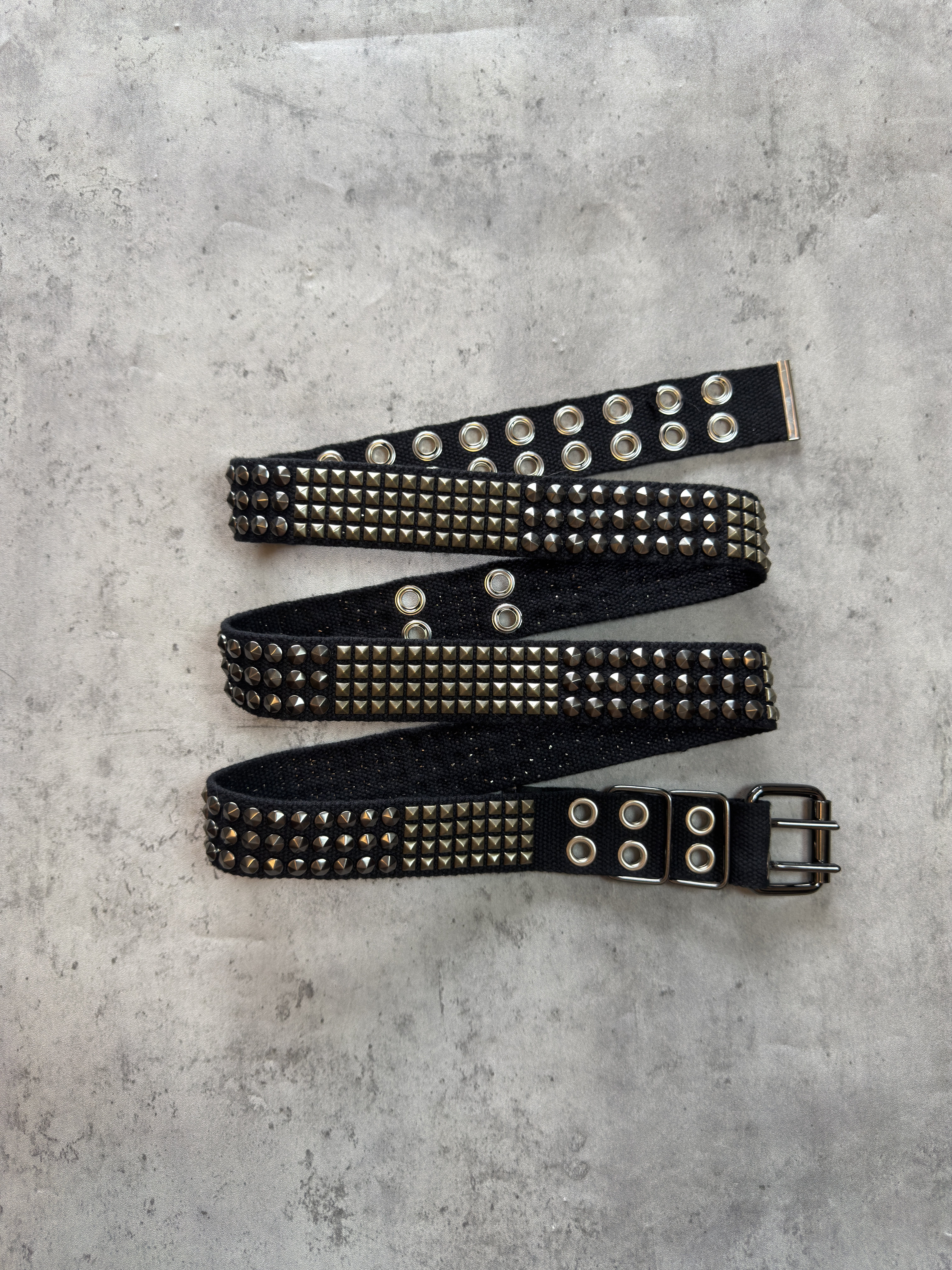 thumbnail for Balmain SS10 Double Wrap Studded Belt