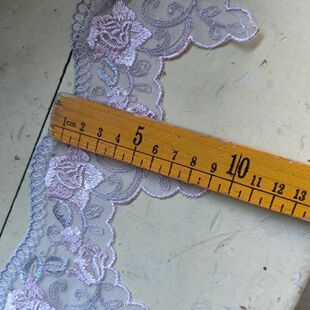 批发柔软蕾丝花边窗帘裙子布料DIY服装辅料手工刺绣下摆发完