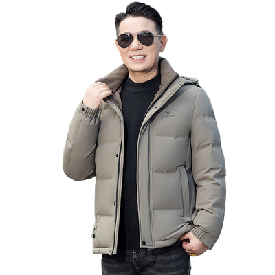 惠绅休闲翻领冬季户外加厚羽绒服