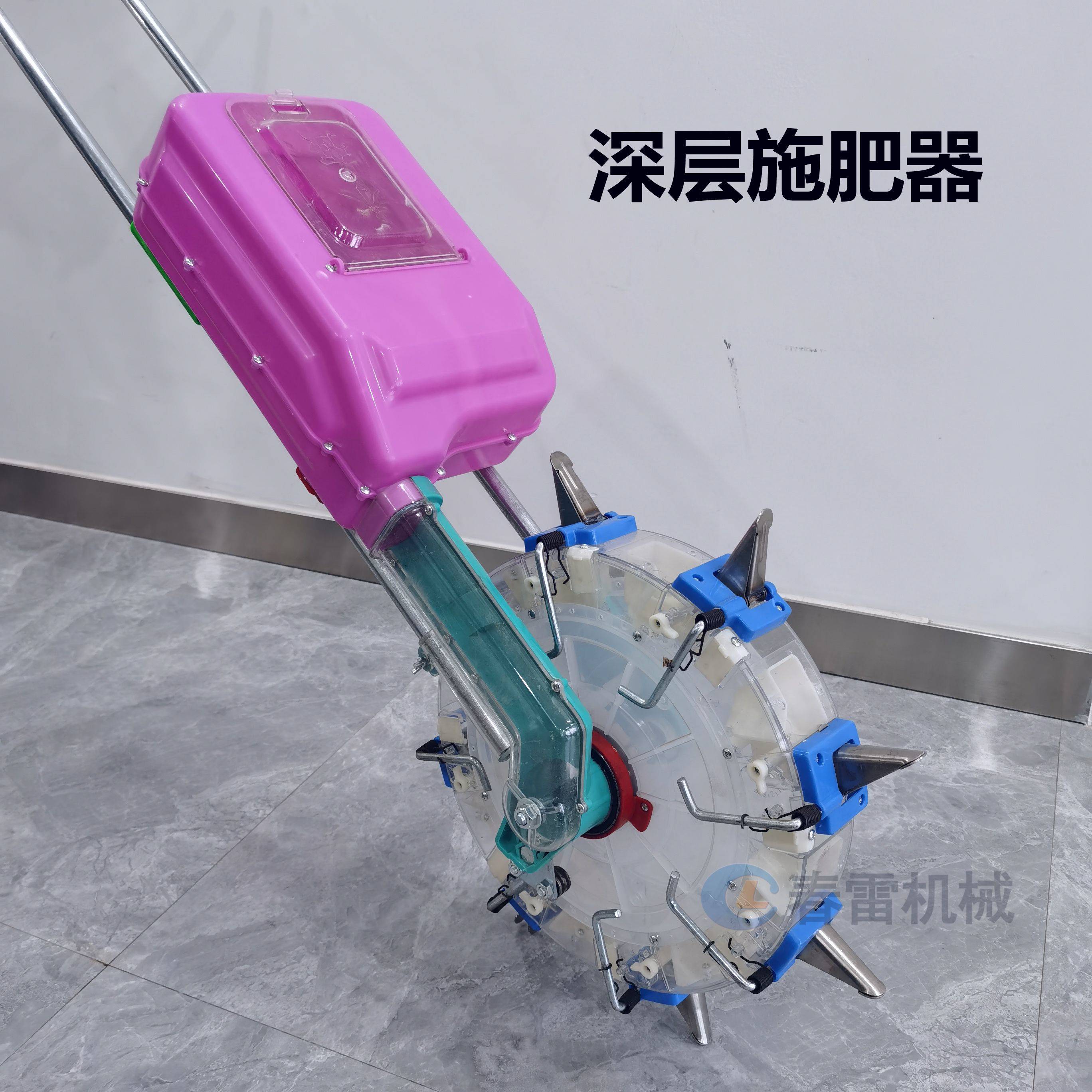 农用手推可视点播式深层施肥器颗粒肥穴播肥入土追肥精量施肥神器