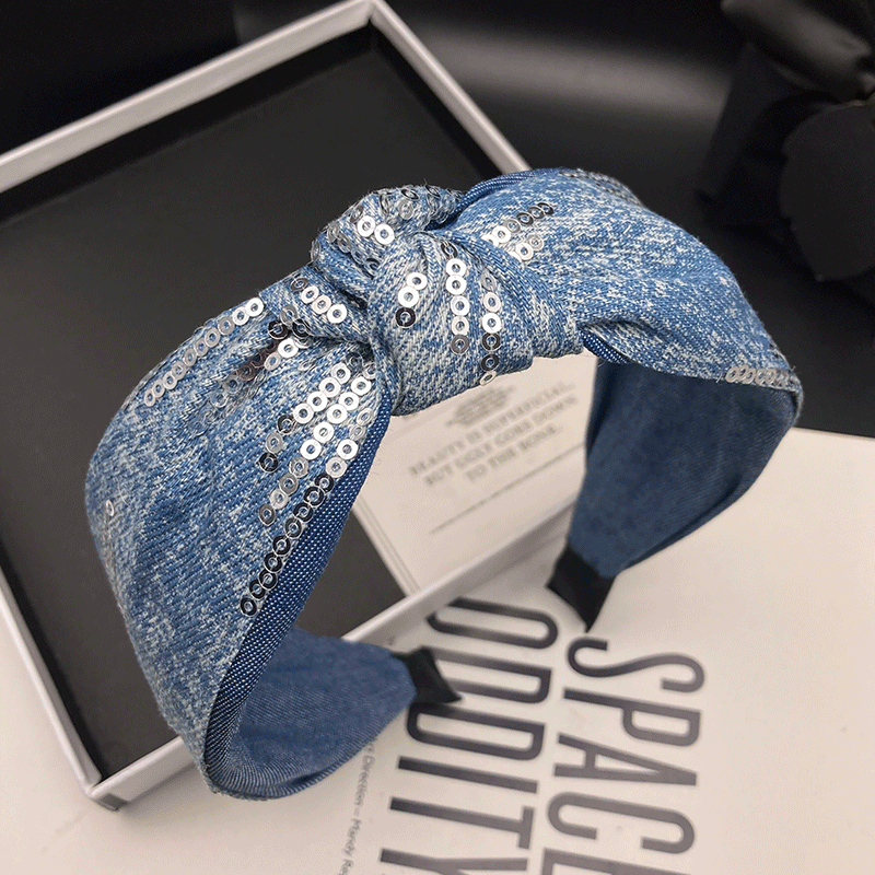 临嫣发箍布原创设计宽边发饰