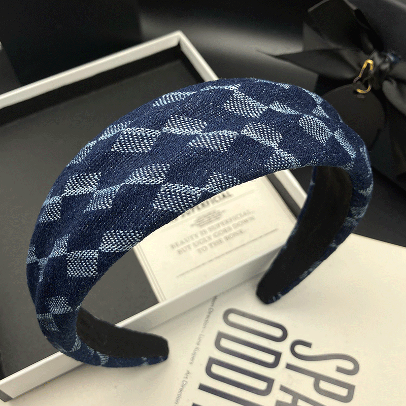 复古时尚藏蓝发卡发箍女高颅顶成人外戴逛街发捆头饰压发洗脸头箍,饰品/流行首饰/时尚饰品新,发饰,淘宝优惠券,粉丝福利购,淘宝优惠卷