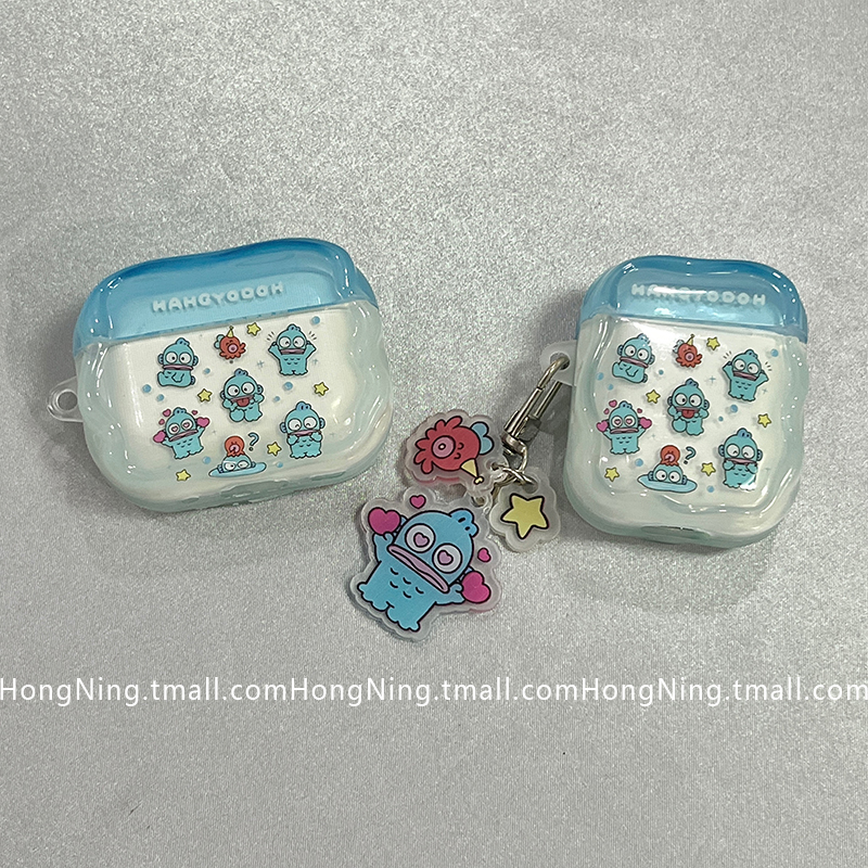 趣味可爱卡通丑鱼适用新三代airpods4保护套新款苹果蓝牙无线耳机壳1/2代airpodspro二代防摔全包小众男生