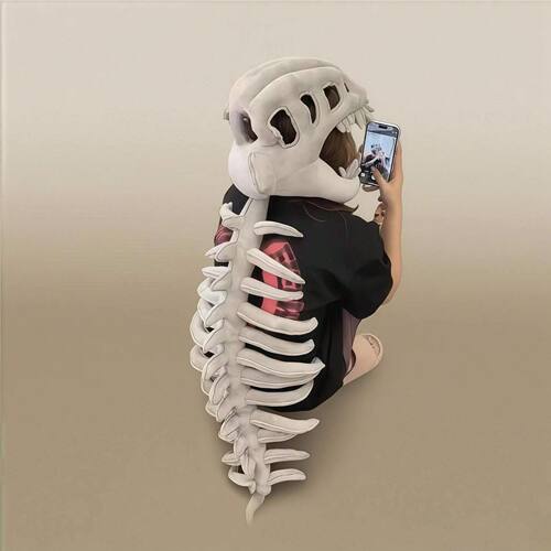 跨境Dinosaur Skeleton Costume侏罗纪之旅恐龙骨架服装 鹿晗同款