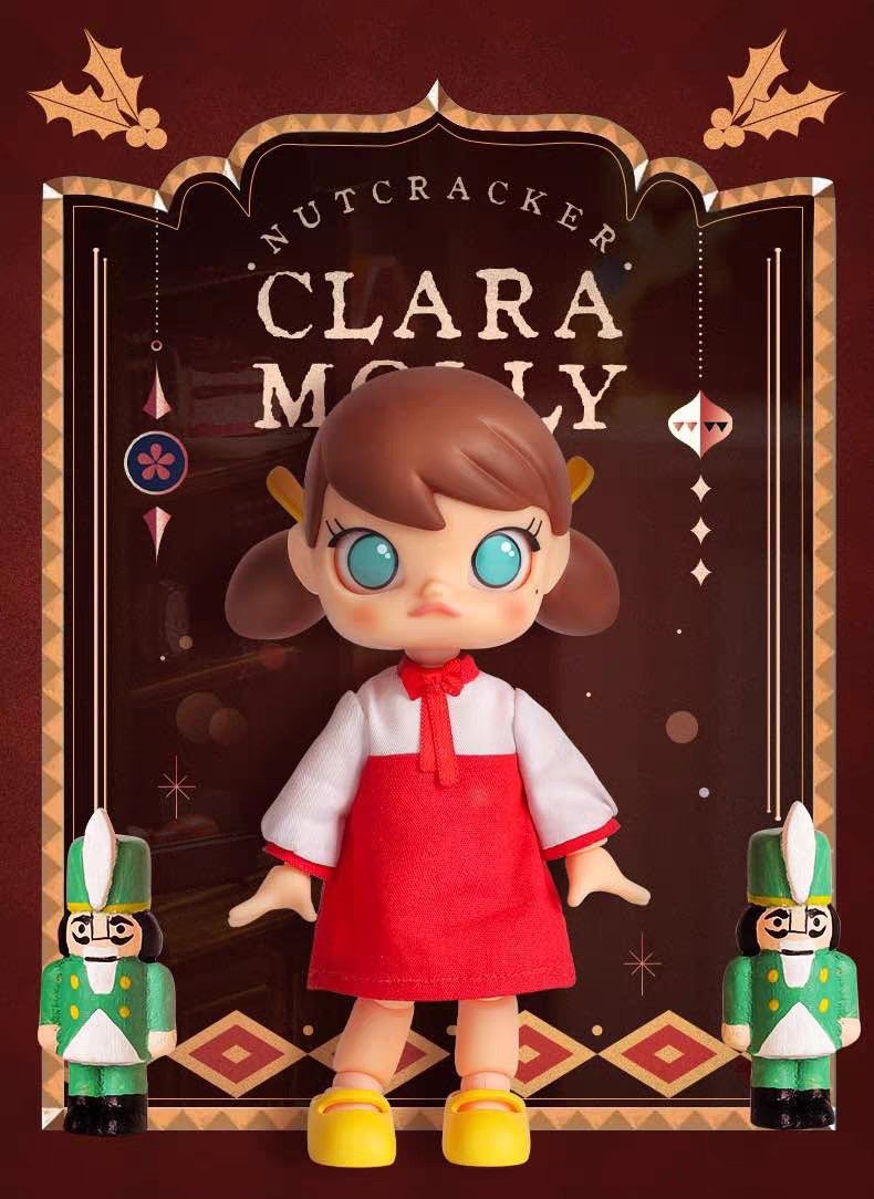 【molly克拉拉bjd】pop mart泡泡玛特molly克拉拉bjd娃娃摆件手办