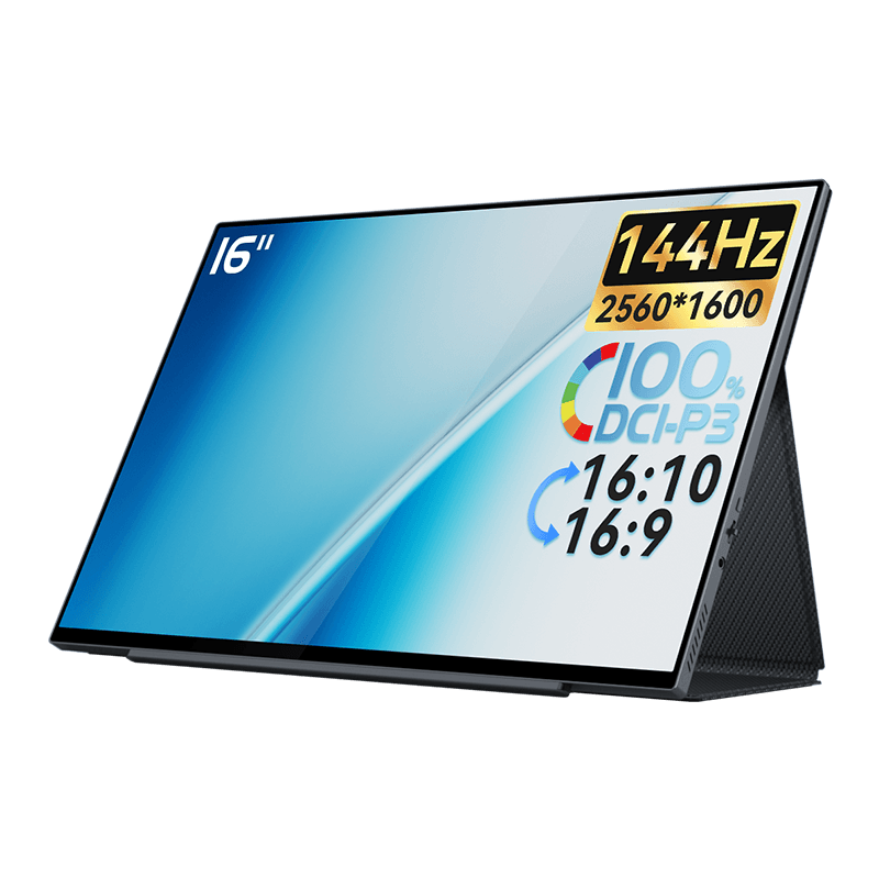 六维鲨便携式显示器2K144HZQled16:10触摸显示器PS5手机副屏游戏
