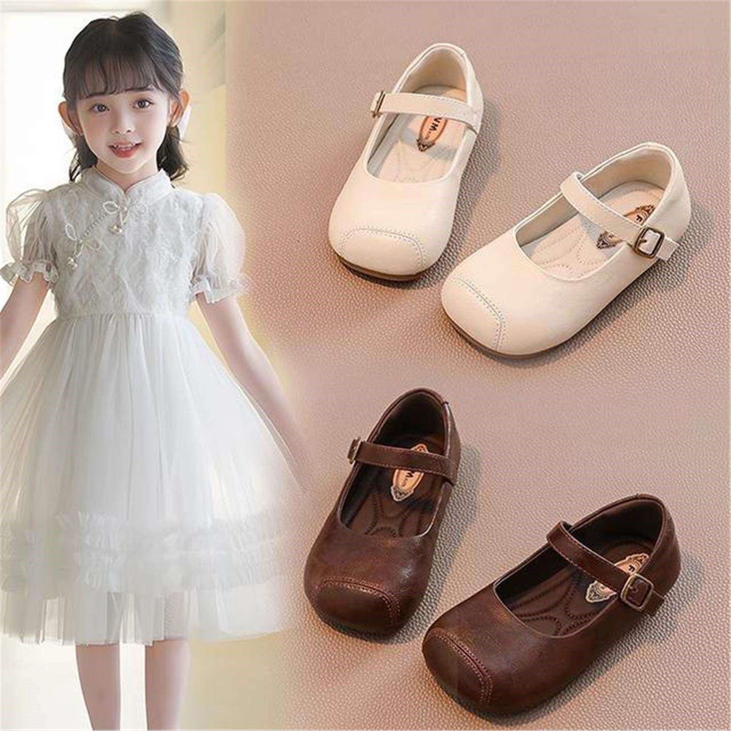 童鞋新款浅口软底儿童奶奶鞋2026春秋季纯色简约女童小皮鞋,童鞋/婴儿鞋/亲子鞋,皮鞋,淘宝优惠券,粉丝福利购,淘宝优惠卷