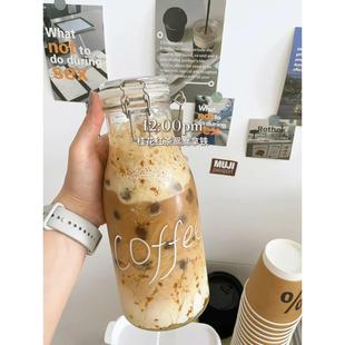 咖啡冷泡壶冷水壶凉水壶玻璃壶可冰镇家用夏天冷饮水果茶桶果茶杯