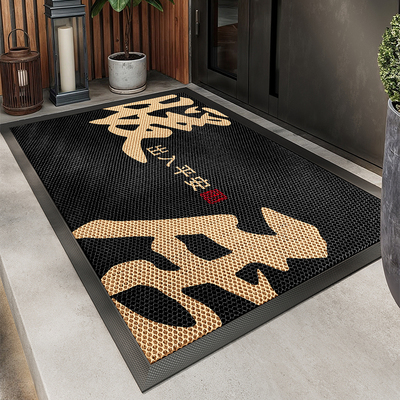 入户门地垫别墅大门口高端进门防滑脚垫耐脏除尘高弹地毯家用门垫