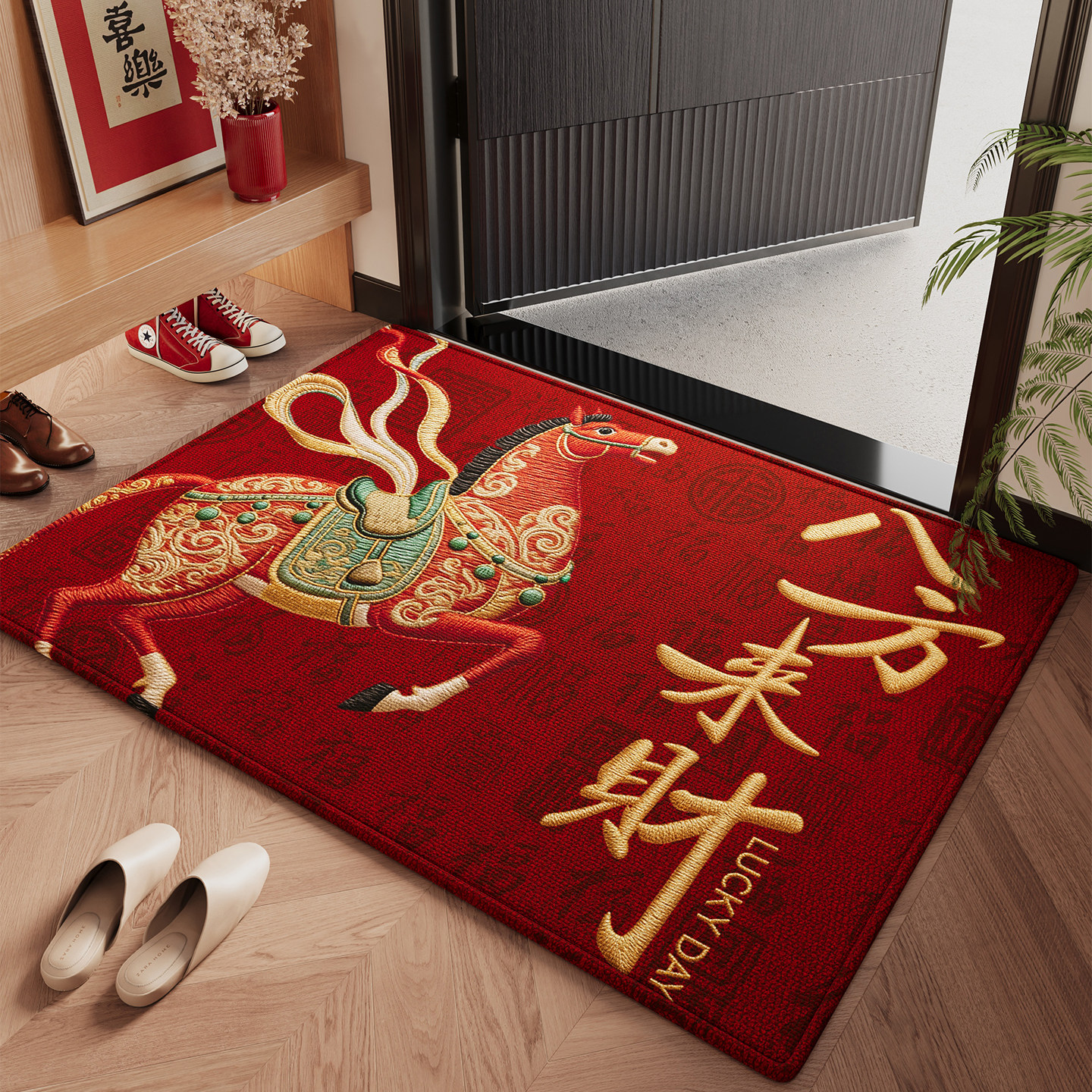 高级感防滑脚垫入户门地垫玄关大门口门垫可裁剪耐磨耐脏地毯定制,居家布艺,入户地垫,淘宝优惠券,粉丝福利购,淘宝优惠卷