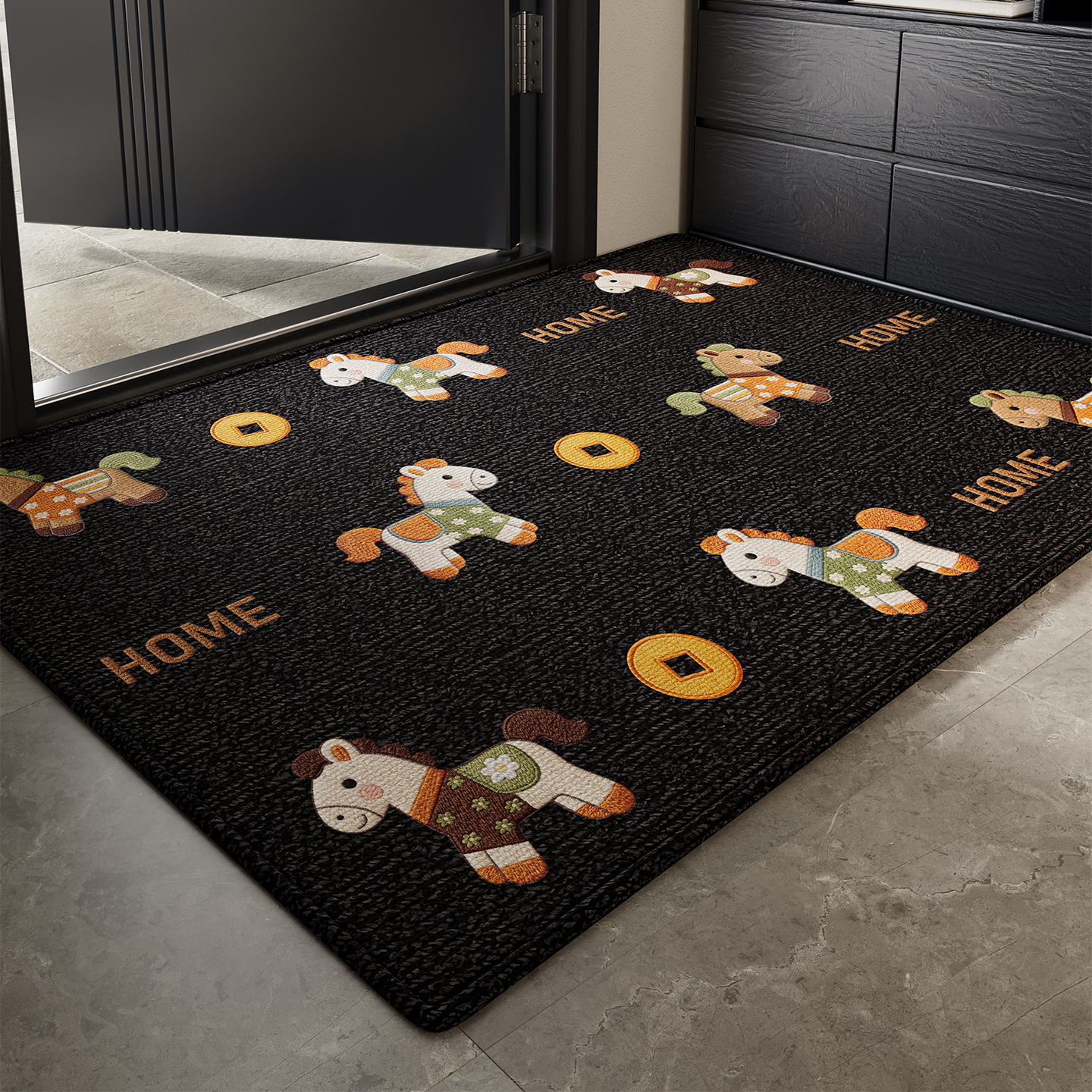 玄关户外防滑耐脏蹭土入户地垫