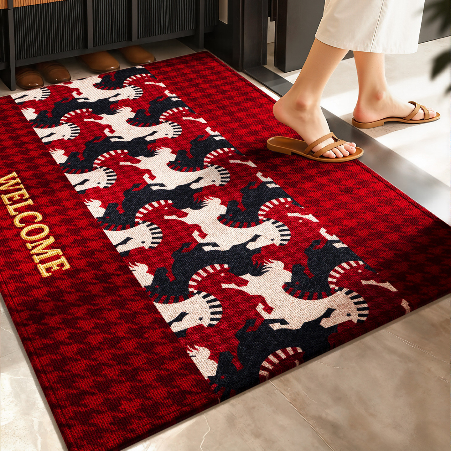 高级感玄关大门口门垫入户门地垫防滑脚垫可裁剪耐磨耐脏地毯定制,居家布艺,入户地垫,淘宝优惠券,粉丝福利购,淘宝优惠卷