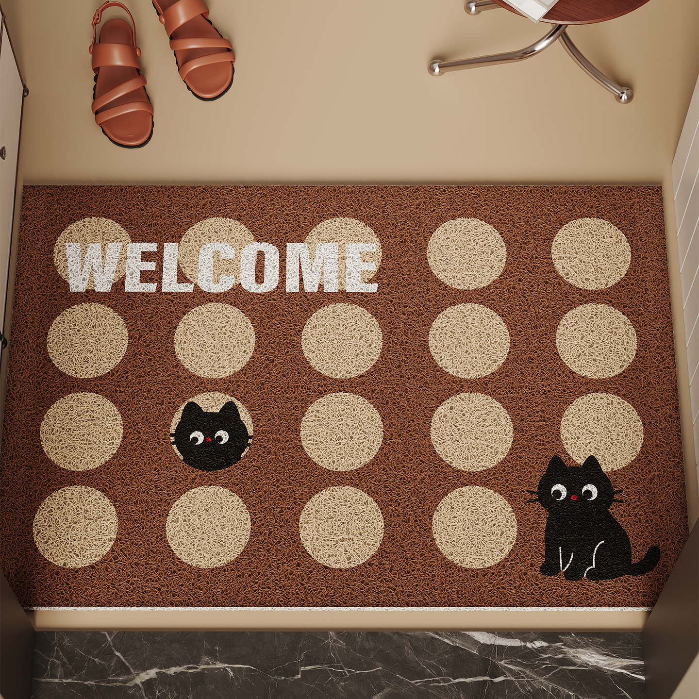 入户玄关丝圈防滑耐脏免洗门垫