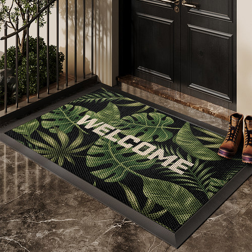 入户门地垫大门口进门防滑脚垫玄关家用高端除尘免洗地毯高弹门垫