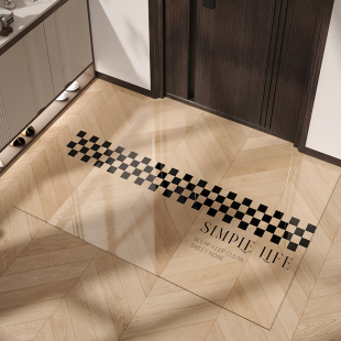 PVC入户门地垫透明软玻璃大门口进门蹭脚垫防滑脚垫耐脏免洗地毯