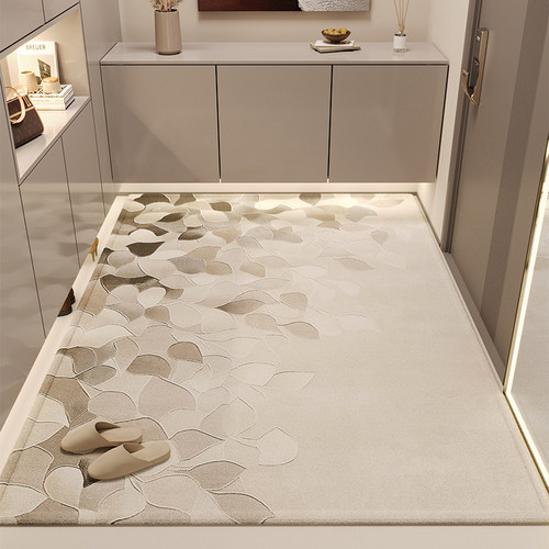 大门口进门地垫入户门家用耐脏除尘玄关轻奢高级感地毯室内可裁剪