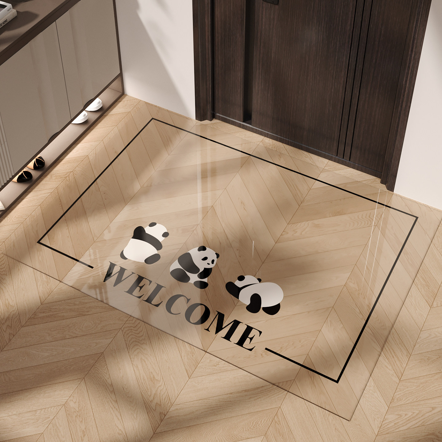 入户门地垫PVC软玻璃大门口防滑脚垫卡通耐脏除尘免洗高级感地毯,居家布艺,入户地垫,淘宝优惠券,粉丝福利购,淘宝优惠卷