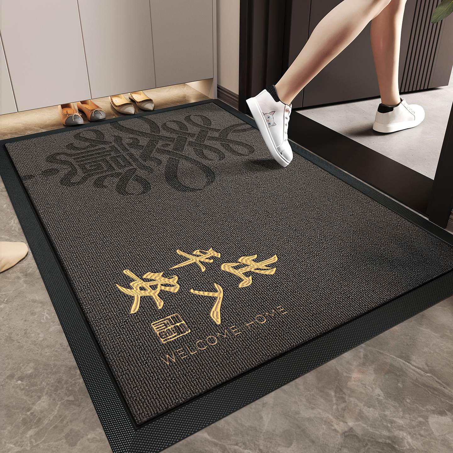 入户门地垫高端玄关大门口防滑