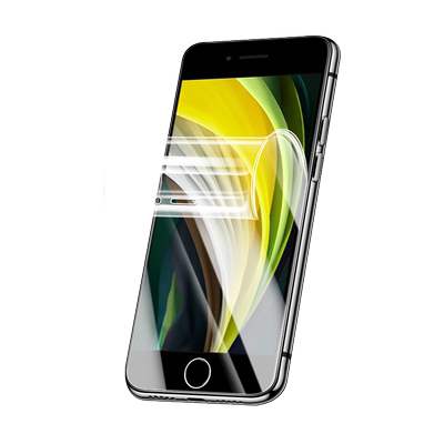 适用苹果se2水凝膜曲面贴合
